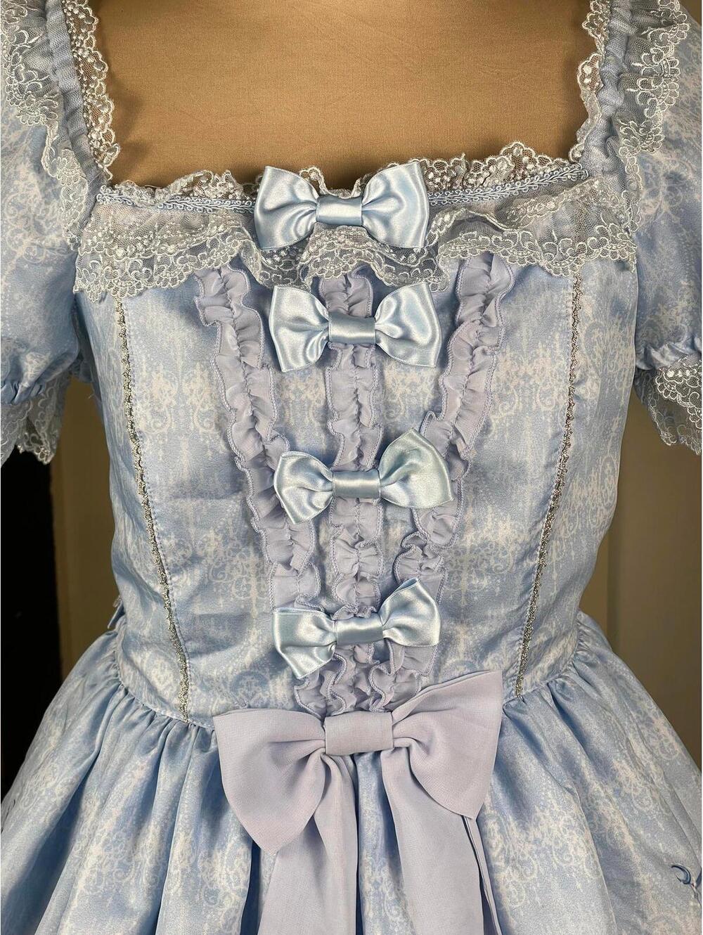 Angelic Pretty Castle Mirage Print Lolita Dress-Sax Blue 2015 Perfect in Disney! - Picture 15 of 15